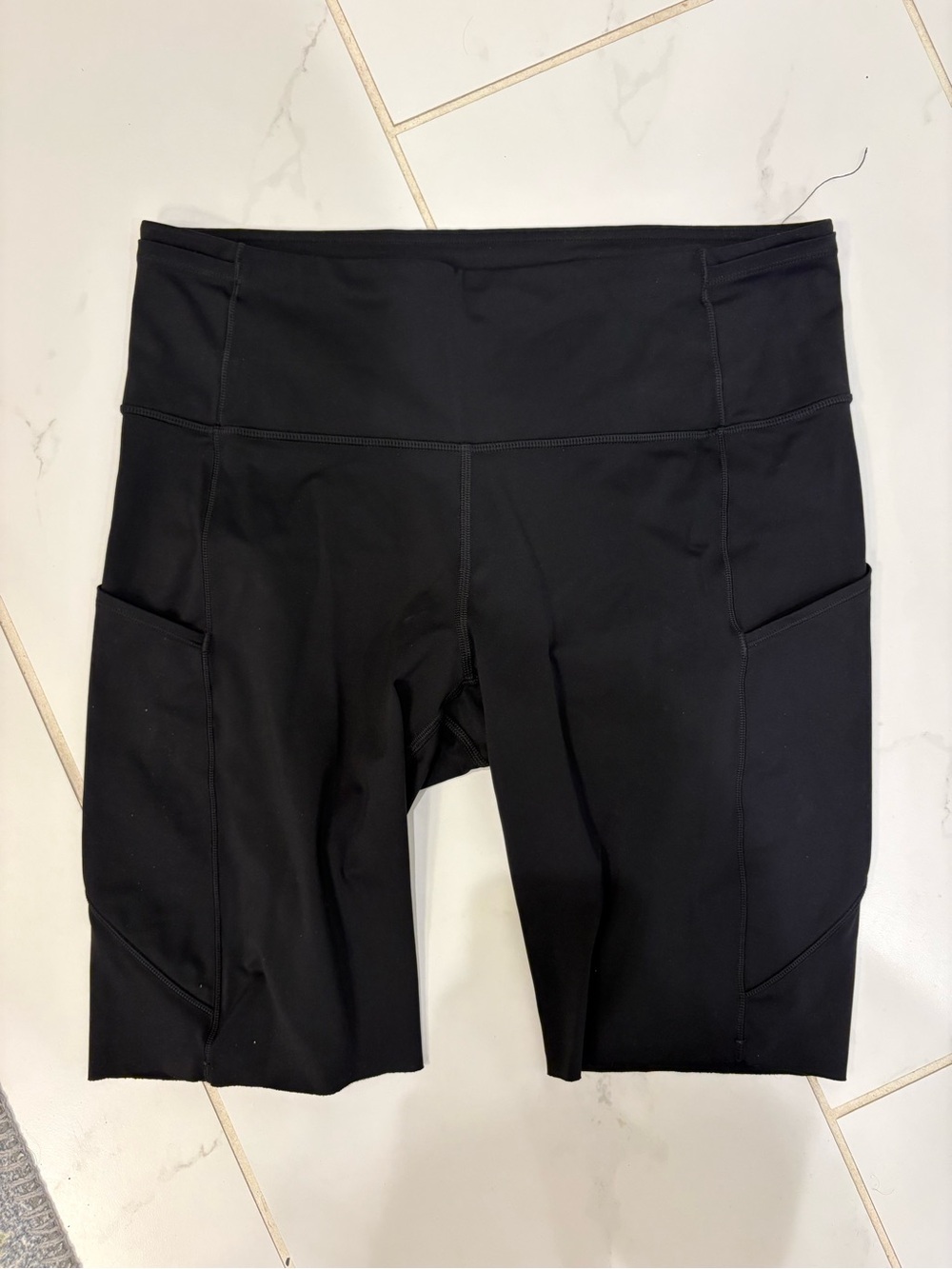 Lululemon High-Rise Black Fast & Free Women's Bike Shorts size 10